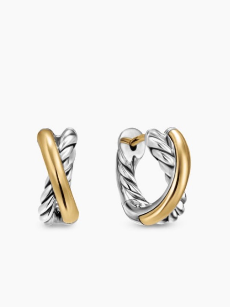David Yurman Wrapped Single Line Earrings